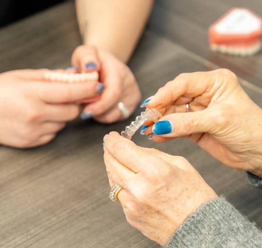 patient receiving treatment