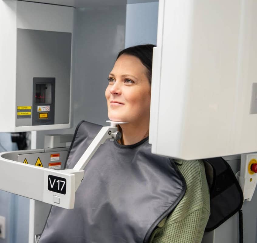 adult patient getting digital scans